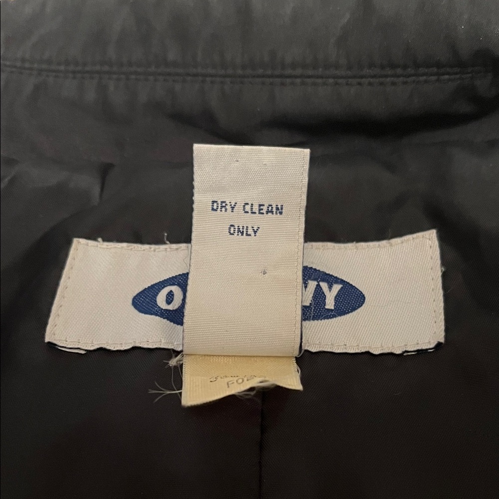 Old Navy Women's Black Medium Length Trench Coat Jacket Size XL - Picture 10 of 10